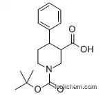 Molecular Structure of 221141-79-3 (1-(TERT-BUTOXYCARBONYL)-4-PHENYLPIPERIDINE-3-CARBOXYLIC ACID)